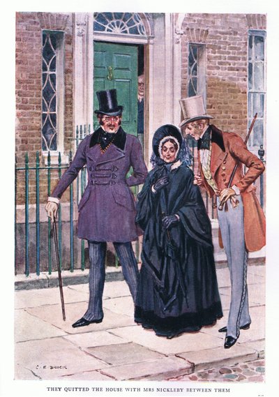 Lasciarono la casa con la signora Nicleby tra di loro da Charles Edmund Brock